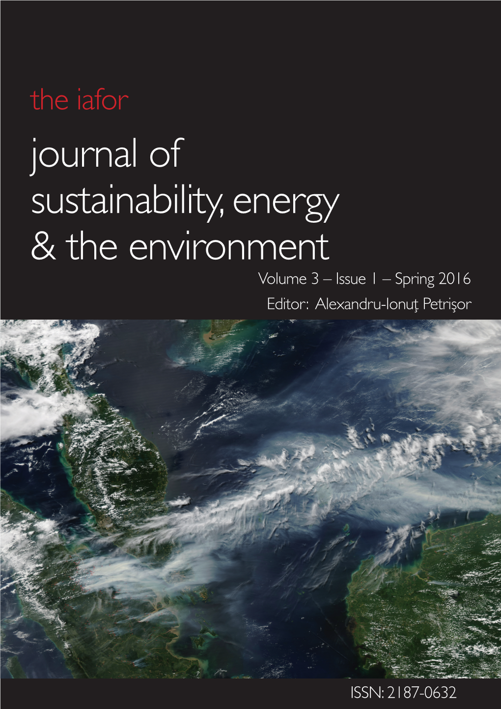 IAFOR Journal of Sustainability, Energy & Environment Volume 3