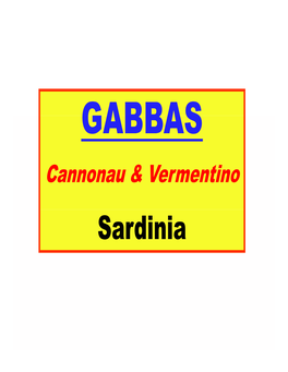 Sardinia Paoloboselli.Com - May 06, 2016 G a B B a S
