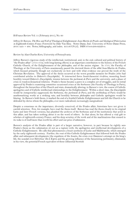 H-France Review Vol. 11 (February 2011), No. 60 Jeffrey D. Burson