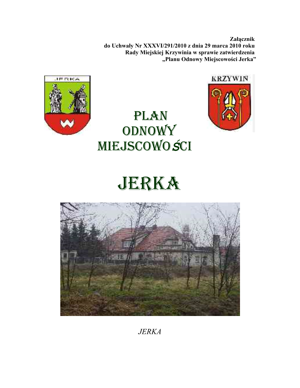 Plan Odnowy Miejscowości