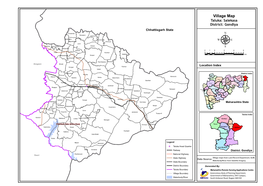 Village Map Taluka: Salekasa District: Gondiya Chhattisgarh State Powaritola Navegaon Pathantola