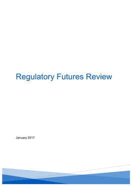 Regulatory Futures Review