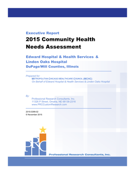 2015 Community Health Needs Assessment