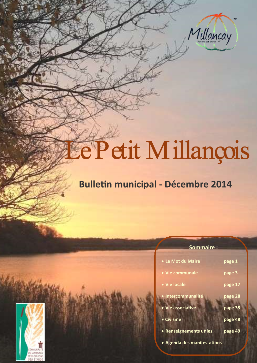 Le Petit Millançois Bulletin Municipal- Décembre 2014