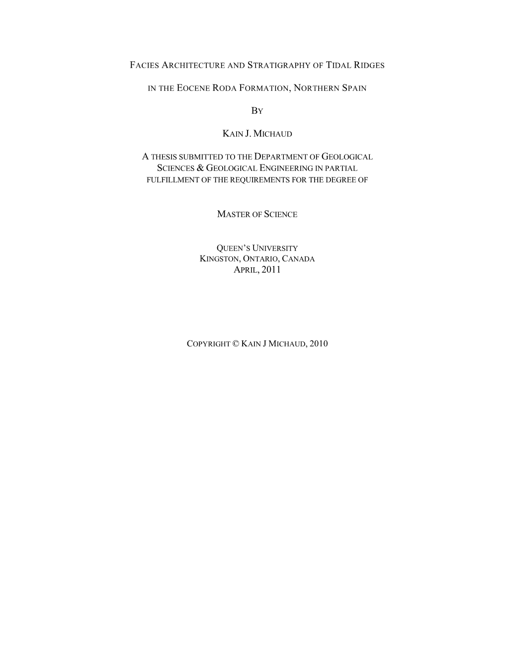 Sedimentology and Stratigraphy of the Eocene