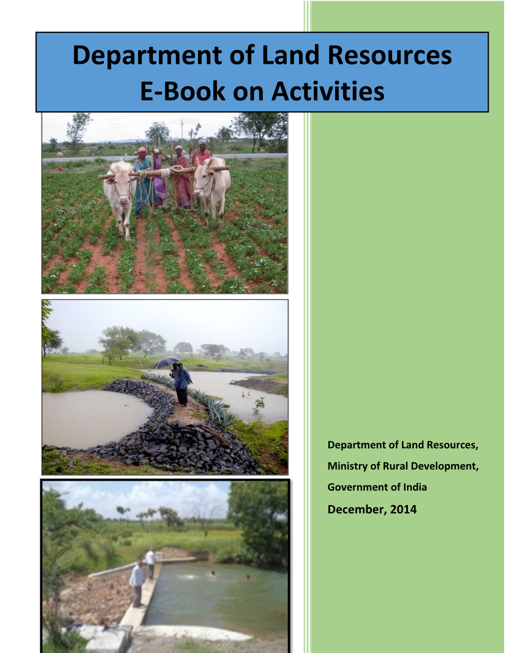 Department of Land Resources E-Book on Activities