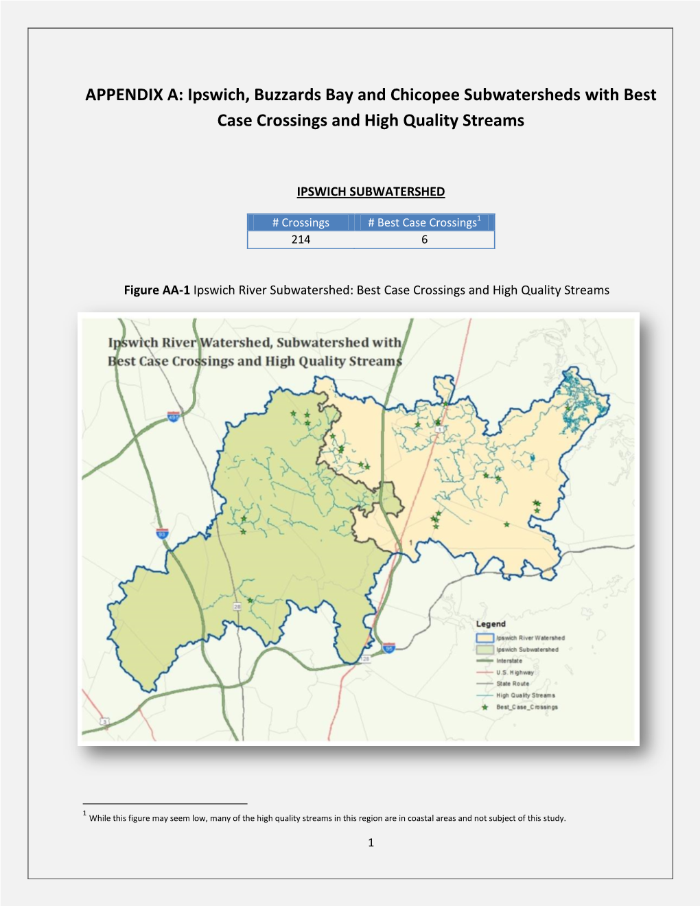 Final Report for Demonstration Project: Prioritizing Stream Crossing Improvements