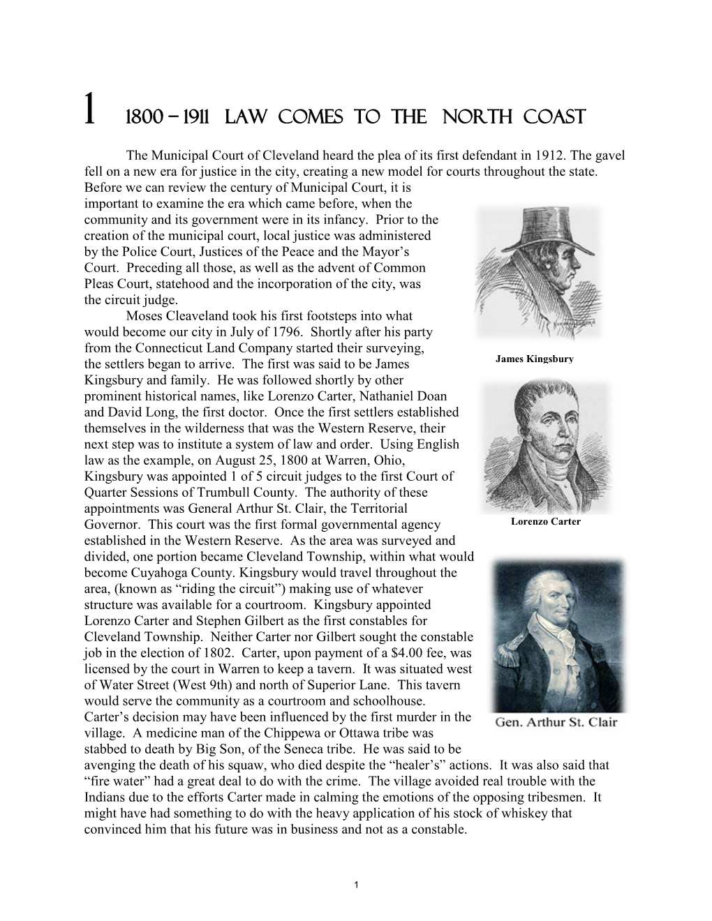 1911 Law Comes to the North Coast