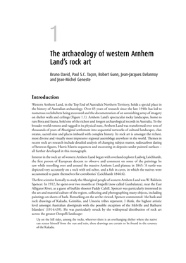 The Archaeology of Western Arnhem Land's Rock