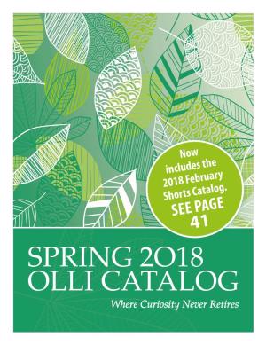 Spring 2O18 Olli Catalog