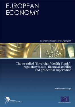 Sovereign Wealth Funds": Regulatory Issues, Financial Stability and Prudential Supervision