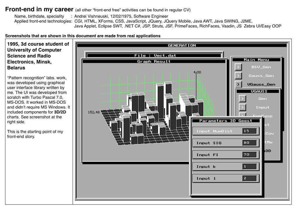 Other “Front-End Free” Activities Can Be Found in Regular CV