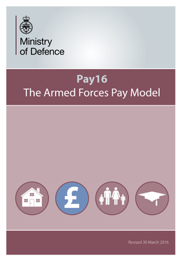 Pay16: the Armed Forces Pay Model
