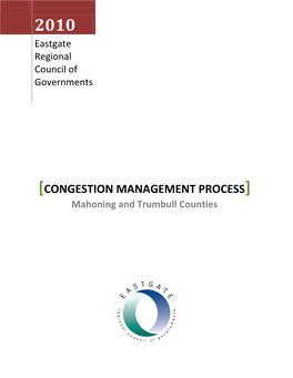 CONGESTION MANAGEMENT PROCESS] Mahoning and Trumbull Counties