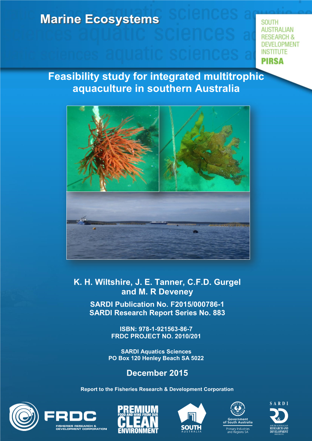 Feasibility Study for Integrated Multitrophic Aquaculture in Southern Australia
