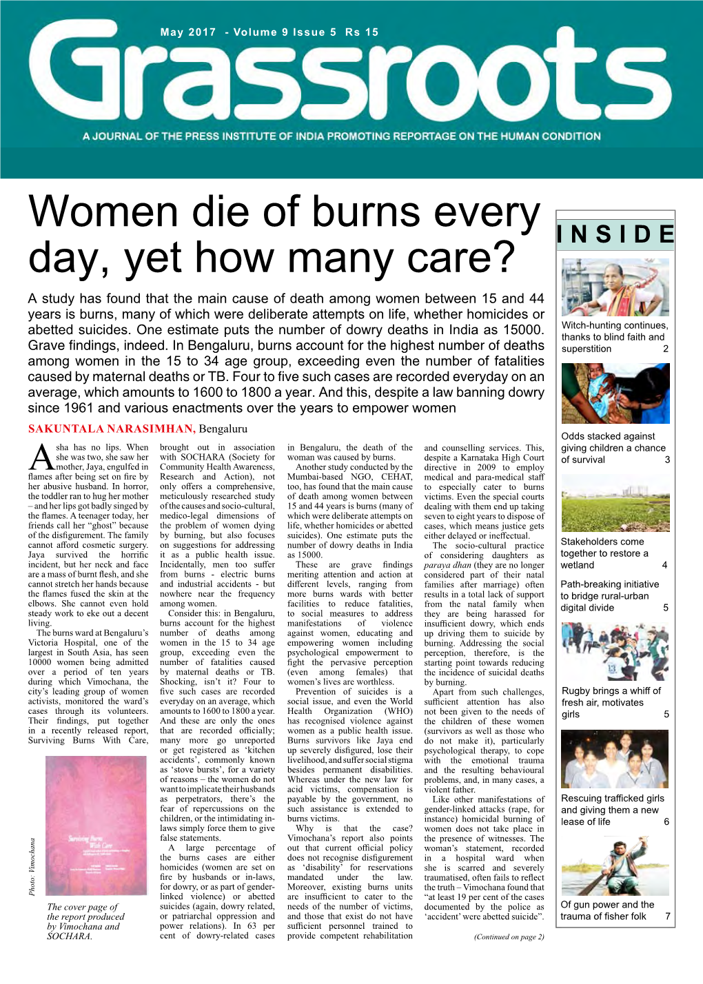 Women Die of Burns Every Day, Yet How Many Care?