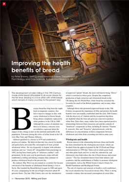 Improving the Health Benefits of Bread