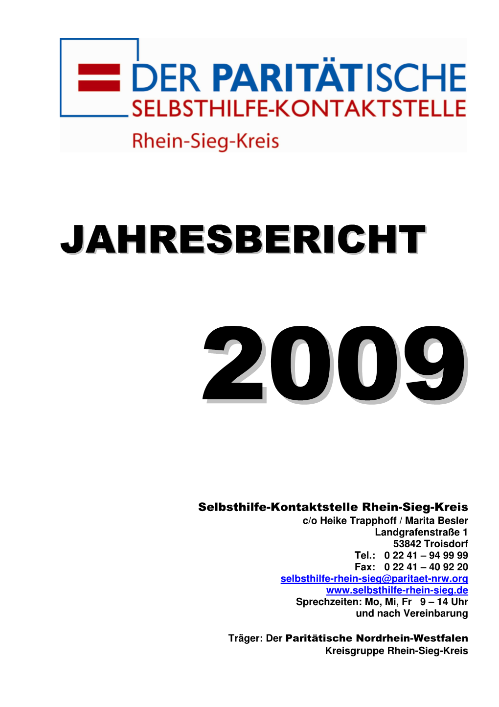 Jahresbericht 2009