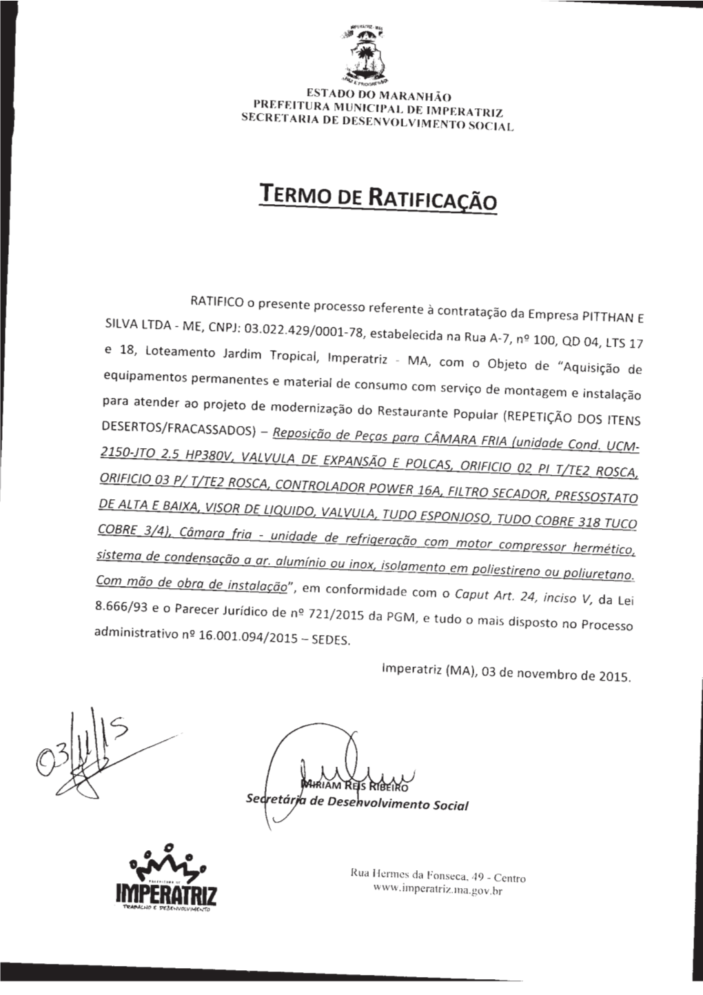 TERMO DE RATIFICACAO.Pdf