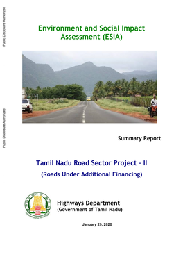 Second Tamil Nadu Road Sector Project