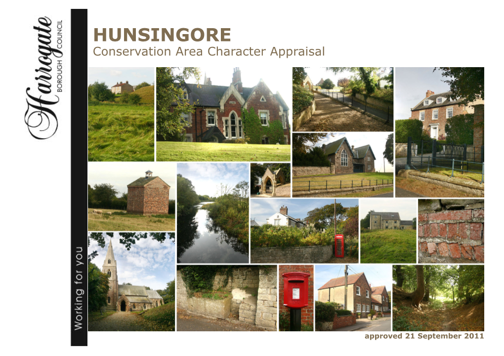 HUNSINGORE Conservation Area Character Appraisal