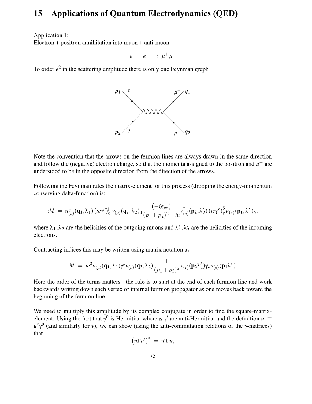 15 Applications of Quantum Electrodynamics (QED)