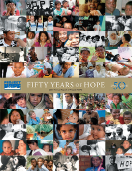 Fifty Years of HOPE 2007 Annual Report of Project HOPE