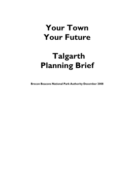 Talgarth Development Brief