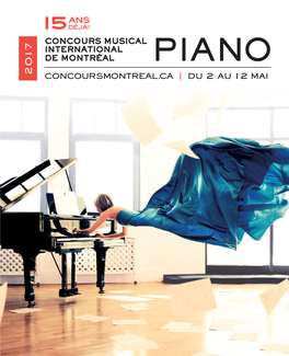 Programme Officiel Piano 2017