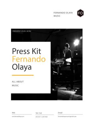 Press Kit Fernando Olaya