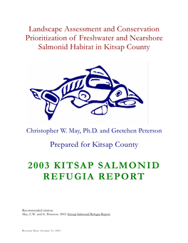 2003 Kitsap Refugia Report