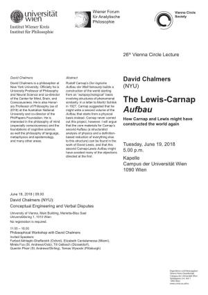 The Lewis-Carnap Aufbau