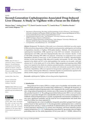 Second-Generation Cephalosporins-Associated Drug-Induced Liver Disease: a Study in Vigibase with a Focus on the Elderly