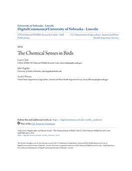 The Chemical Senses in Birds