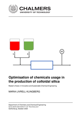 Optimisation of Chemicals Usage in the Production of Colloidal Silica