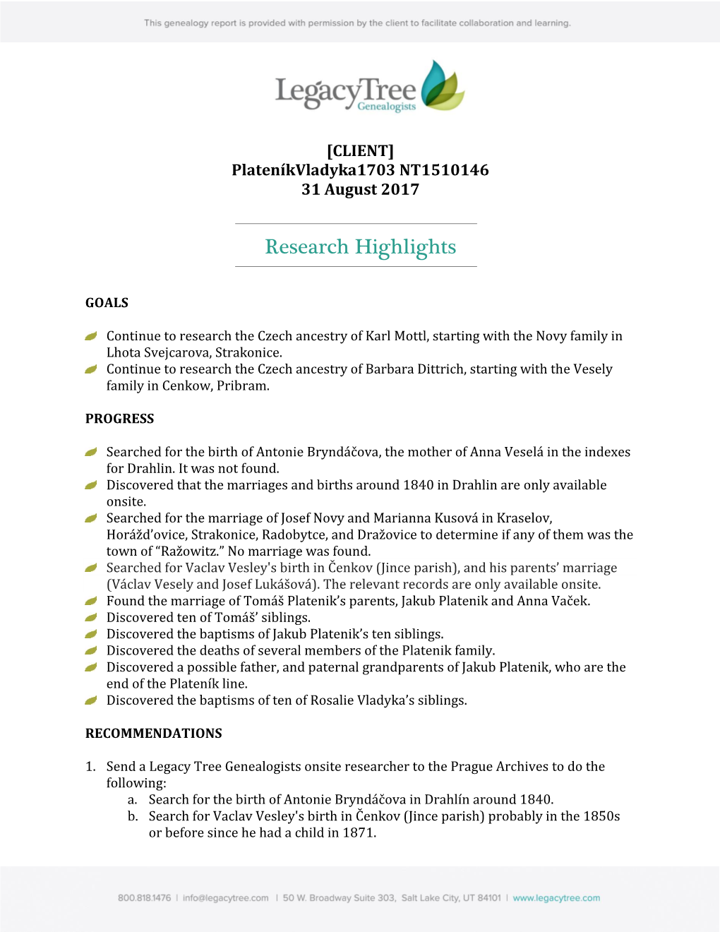 Research Highlights