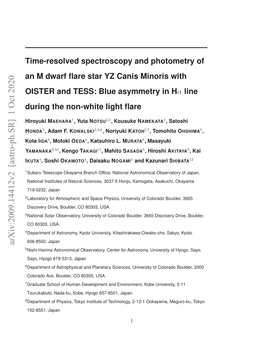 Blue Asymmetry in Hα Line During the Non-White Light Flare