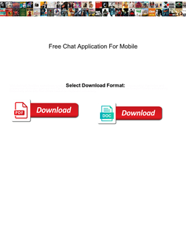 Free Chat Application for Mobile