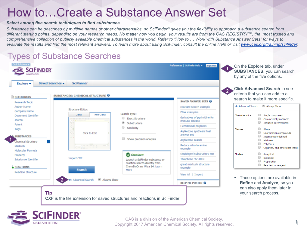 Creating a Substance Answer