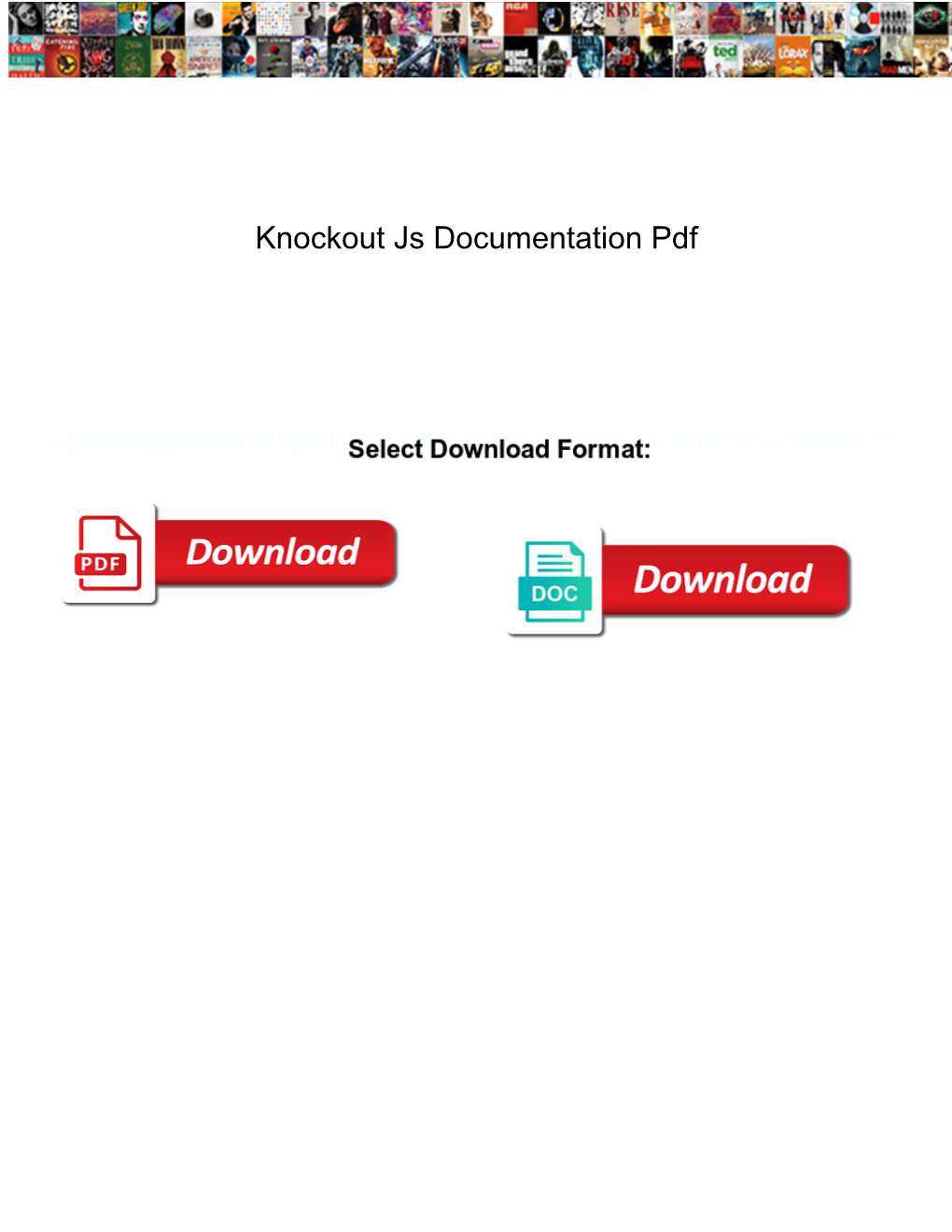 Knockout Js Documentation Pdf