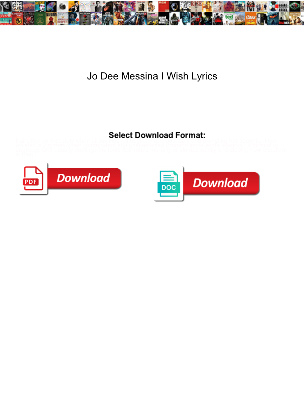 Jo Dee Messina I Wish Lyrics