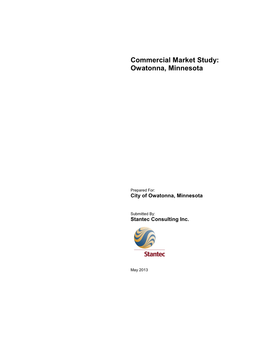 Commercial Market Study: Owatonna, Minnesota