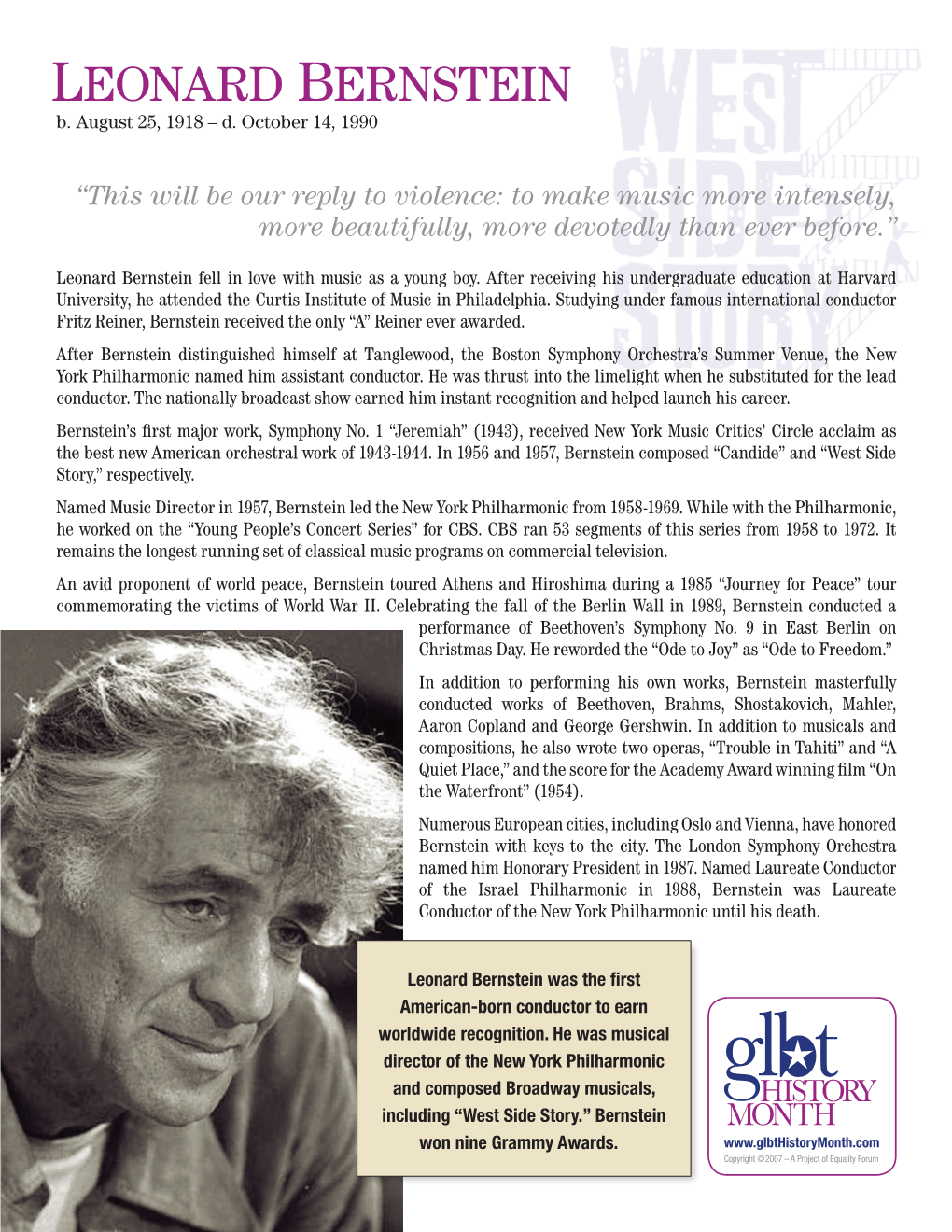 Leonard Bernstein B