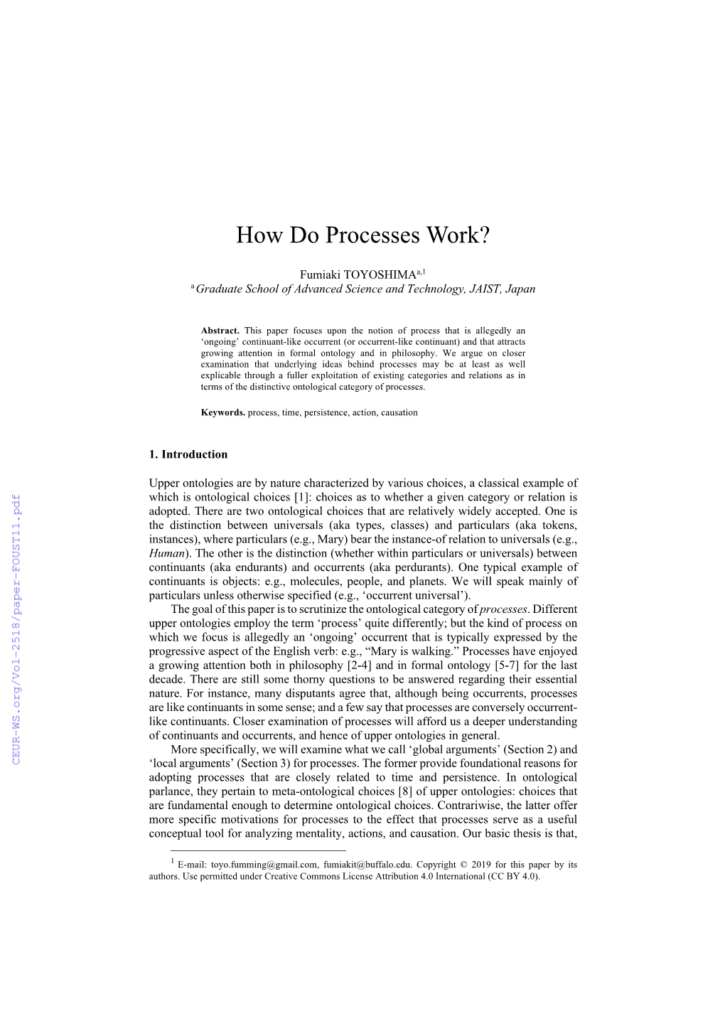 How Do Processes Work?