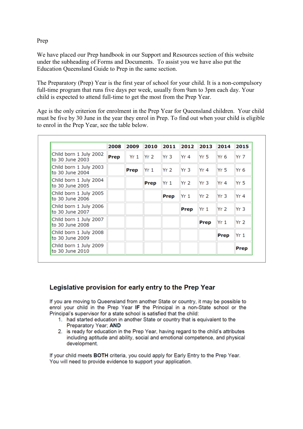 Introduction to Prep