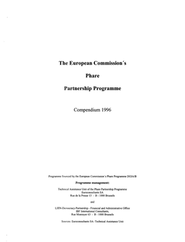 The European Commission's Ph Are Partnership Programme