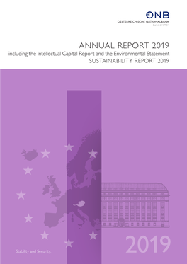 ANNUAL REPORT 2019 Including the Intellectual Capital Report and the Environmental Statement SUSTAINABILITY REPORT 2019
