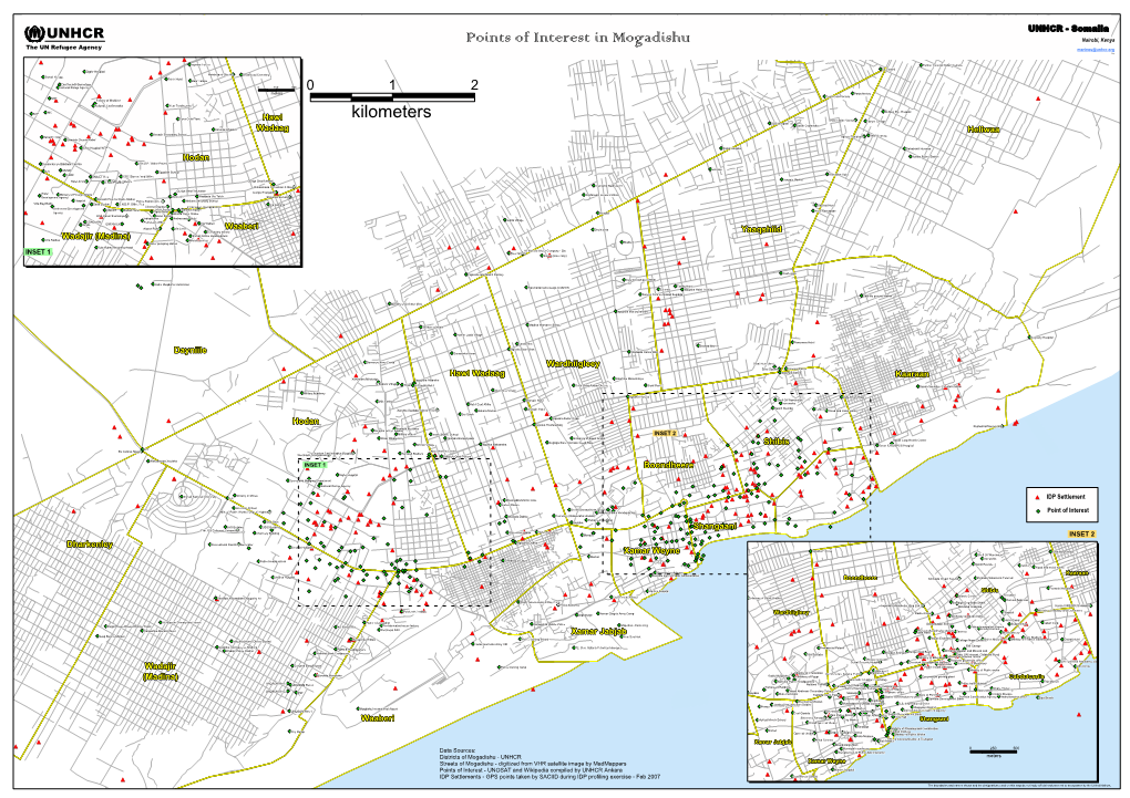 Somalia: Points of Interest in Mogadishu