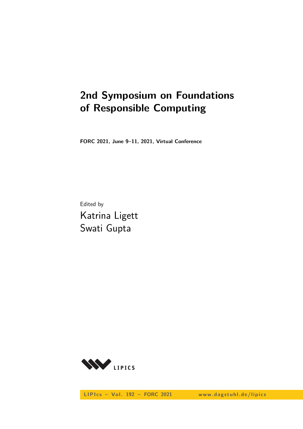 Lipics-Vol192-Forc2021-Complete.Pdf (17