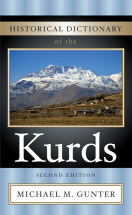 Historical Dictionary of the Kurds (Historical Dictionaries of Peoples